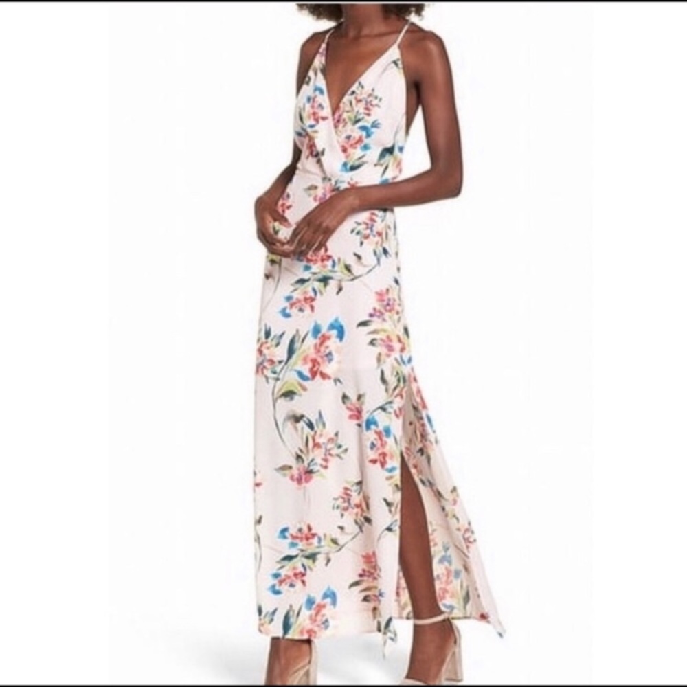 Pink maxi dress